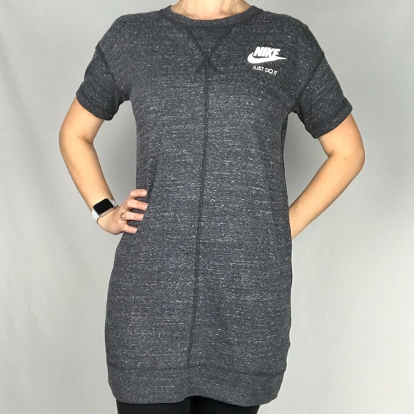 NEW Nike Gym Tee Shirt Dress - Picture 1 of 7